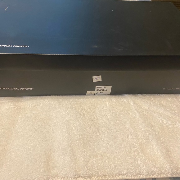 INC ALL LEATHER black knee boots. New in box - Picture 6 of 7